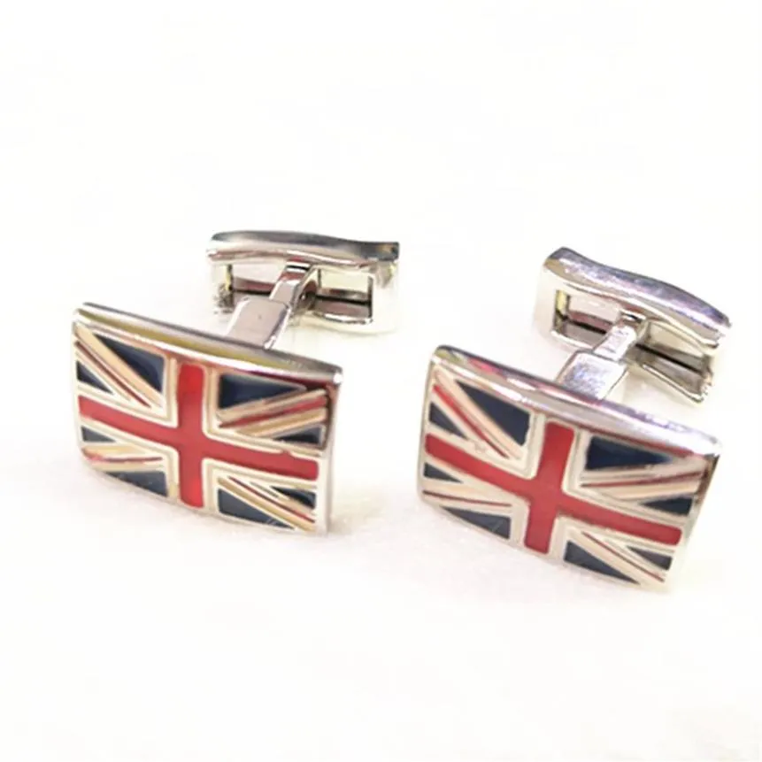 men cufflinks high quality England flag cufflinks garments accessory 2 pcs one lot 301P