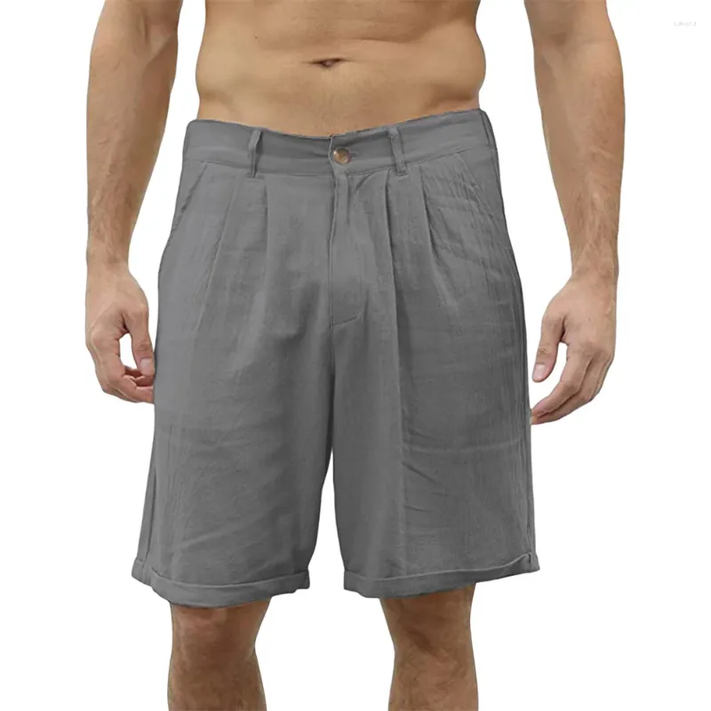 Shorts pour hommes hommes décontracté cargo couleur unie lâche plage jogger avec poches pour entraînement streetwear vêtements d'été