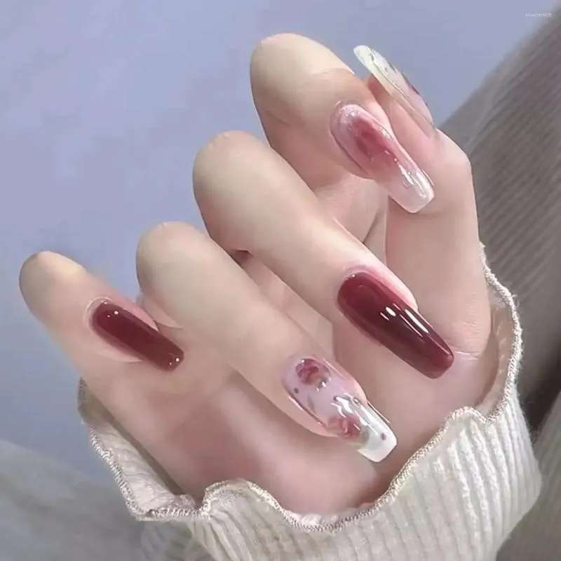 Salon Quality Short Round Easter Acrylic Nails Short With Detachable French  Glitter And Pink Full Cover Tips From Bethanyary, $32.09 | DHgate.Com