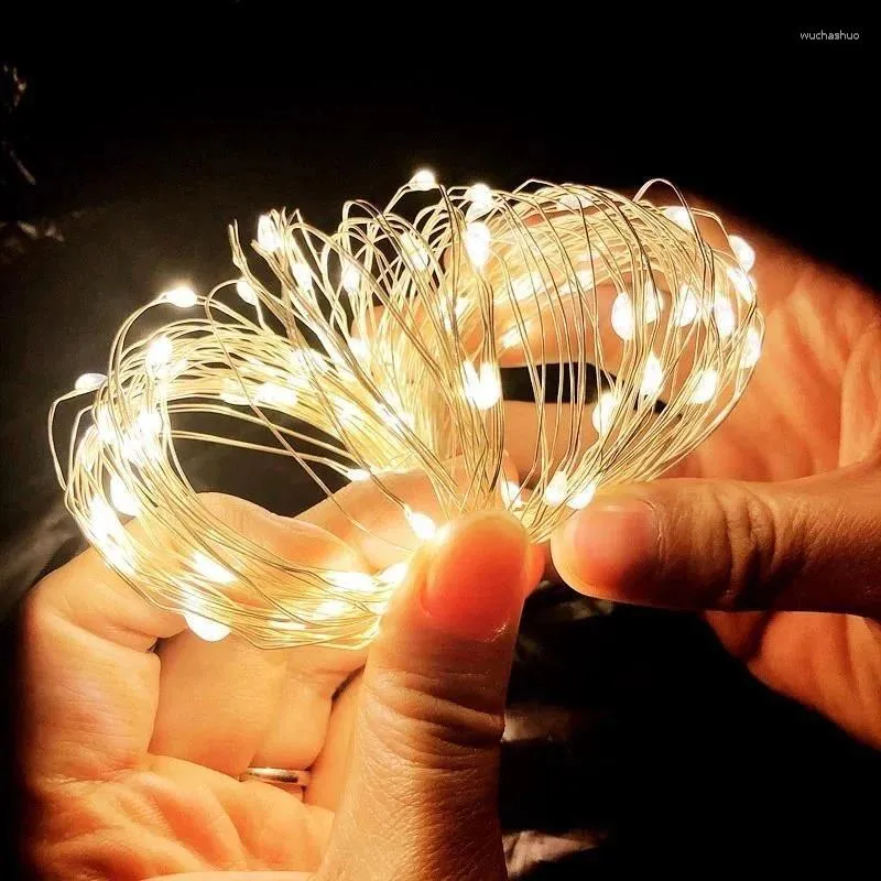 Corde 20 pezzi inclusa batteria 3 modalità LED filo di rame luce stringa decorazione natalizia ghirlanda fata festa matrimonio vacanza