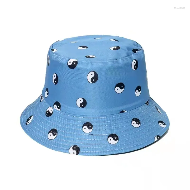 Berets 2023 Chapéu de Pesca de Dupla Face Chapéu de Pesca para Meninos / Meninas Bob Femme Gorro Verão Bucket Chapéus Mulheres Homens Panamá