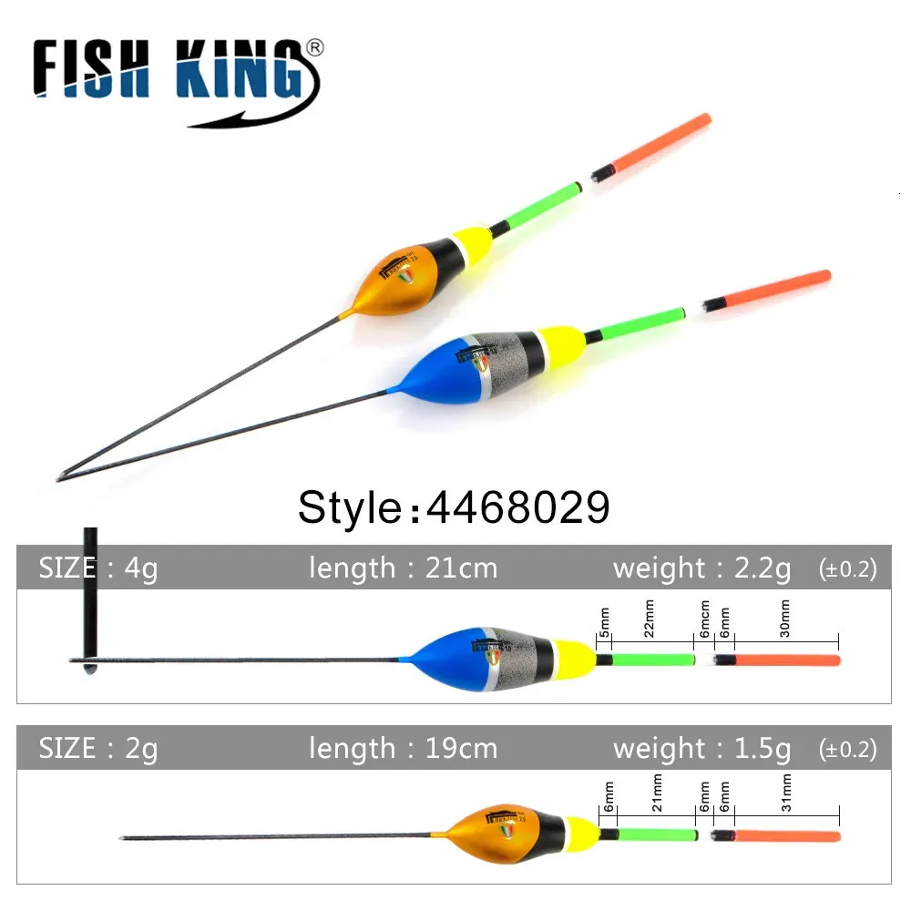 Fishing Accessories FISH KING Fishing Float Set Flutuador Mix Size