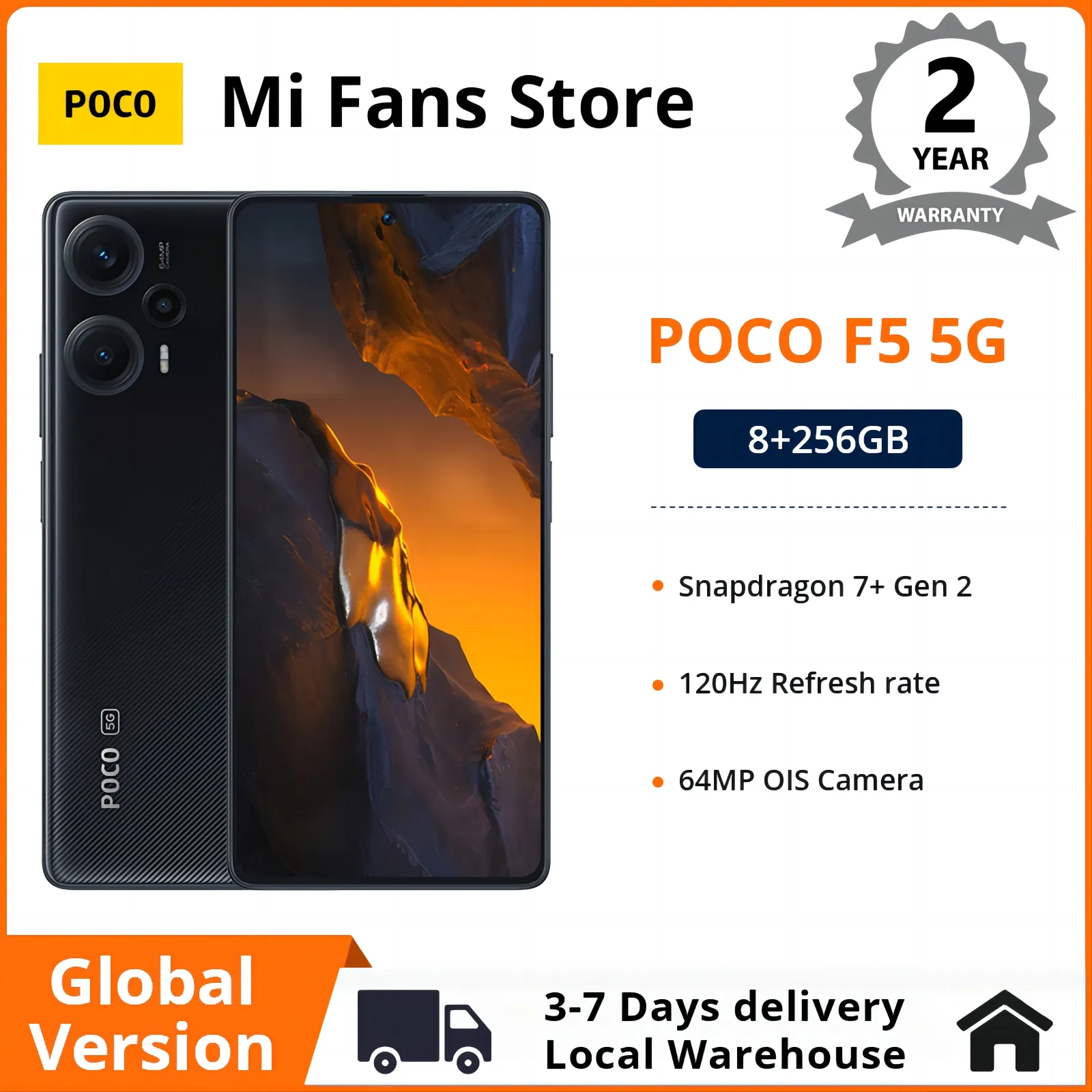 Smartfon POCO F5 5G  8/256GB z EU za $329.47 / ~1331zł