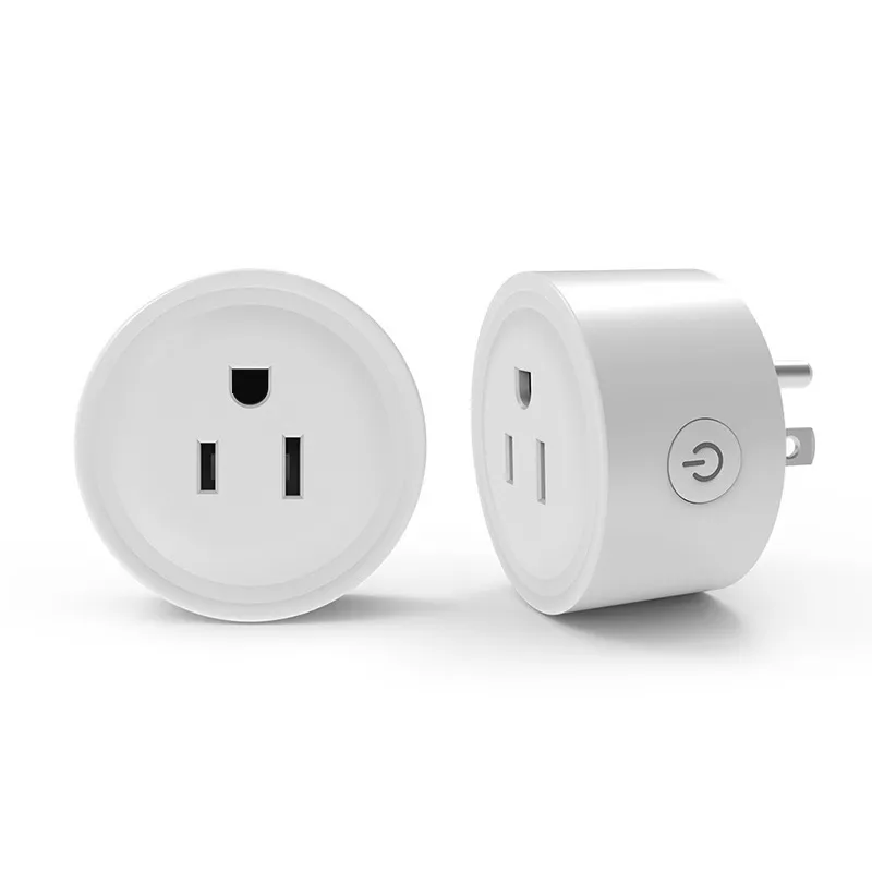 Amerikaanse standaard wifi smart socket Amerikaanse standaard tijdschakelaar ronde plug smart home timer plug