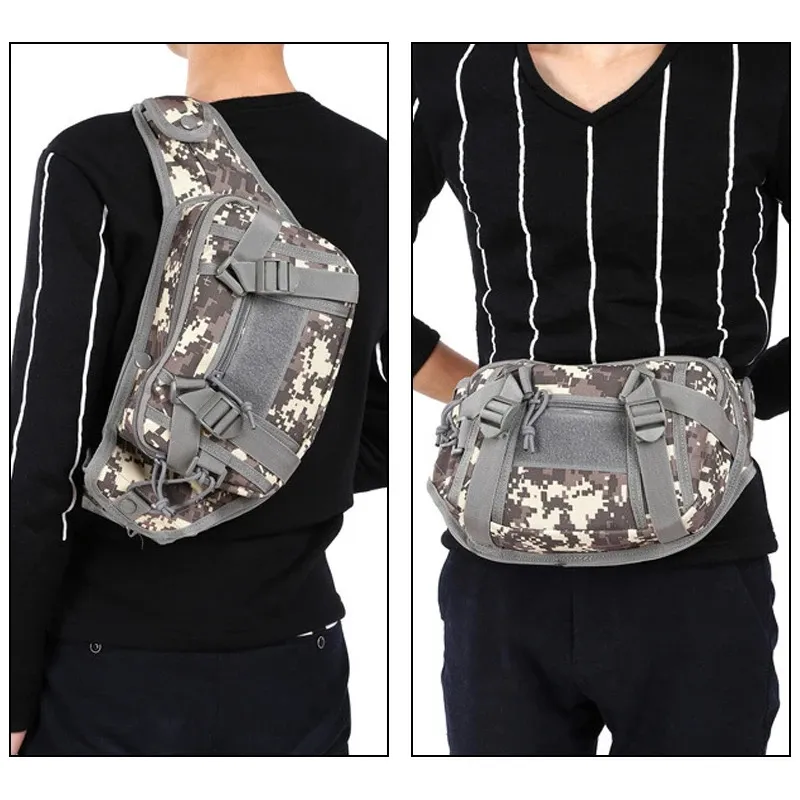 Sac Banane Dissimulé Tactique Pour Pistolet - Sac Ceinture Polyvalent Camouflage Chasse Et Plein Air