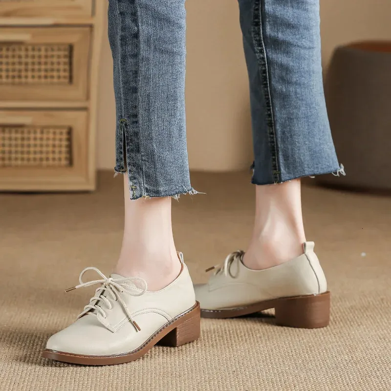 Ladies heeled oxford shoes cheap