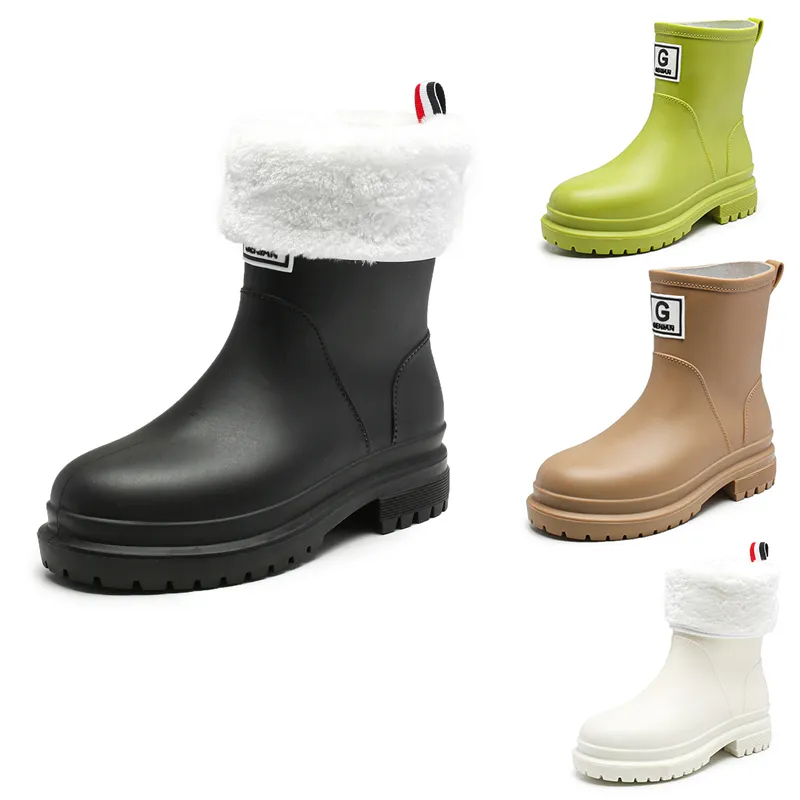 Bottes de créateurs Martin bottes Martin hommes femmes baskets noir vert cuir bottines courtes hiver neige chaussures chaudes en plein air