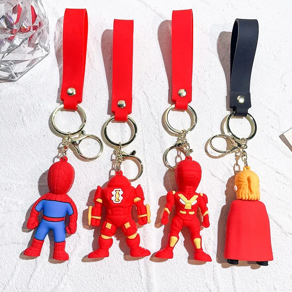Silicone Rubber Avengers Rubber Keychain Rubber Marvel Ironman Stark Silicone Keychain, Packaging Type