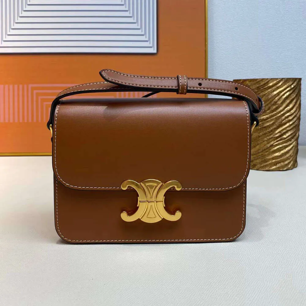 designer bag triomphe celina box women's shoulder