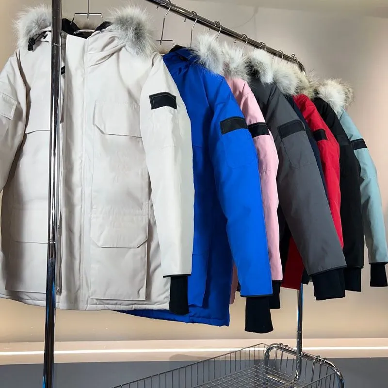 10A Designer de alta qualidade Jaquetas canadenses Men do Body Winter Warmer Cotton Luxury Women Women Puffy Jackets Casais espessados ​​de gavetas quentes de casacos personalizados