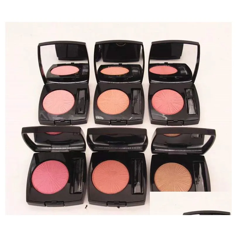 Face Blusher Lovely Palette Makeup Blush Powder Harmonie De 2G 6Pcs Drop Delivery