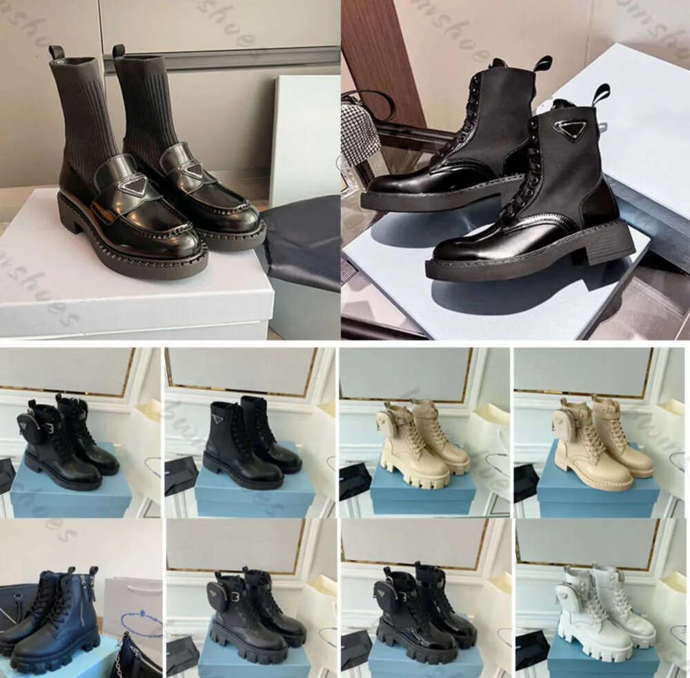 Designer stövlar choklad glansad läder loafer sneakers borstade läder monolit plus plattform sneakers mocka sabots cloudbust lyxiga pappa skor bootsfgd