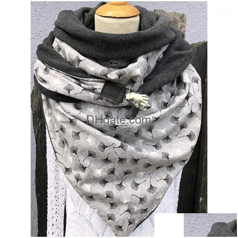 Sjaals Katoenmix Dames Heren Lange Herfst Winter Outdoor Mode Print Warme Sjaal Hoge Kwaliteit Mannelijke Eenvoudige Casual Sjaal 158Cm1 Dro Dhib5