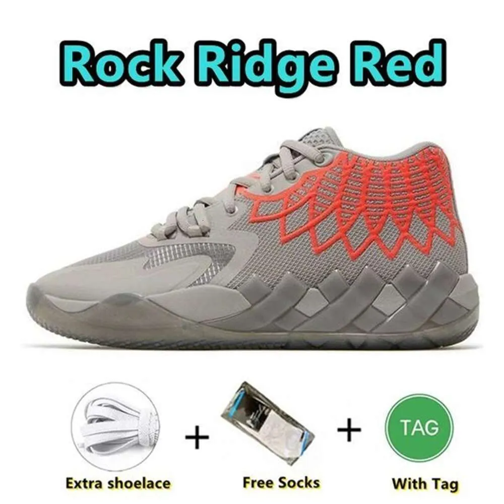 X Lamelo Ball Mb.01 Scarpe Da Pallacanestro Da Uomo Lo Ufo Red Blast Rock Ridge Not From Here