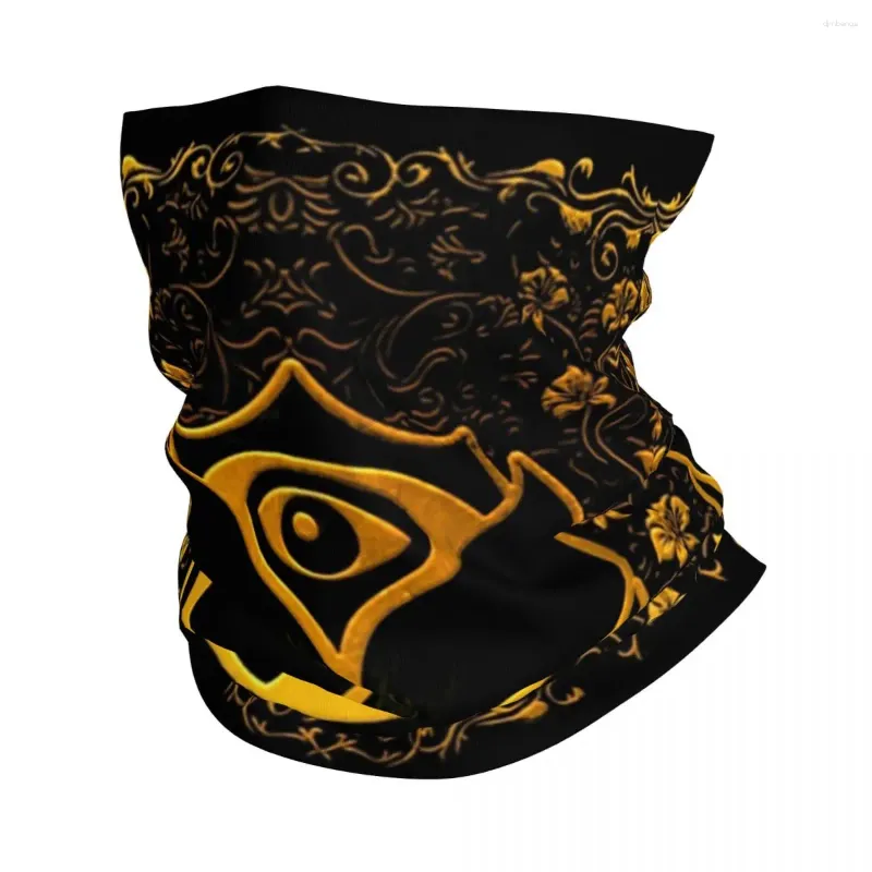 Bandanas Tomorrowland Electronic Dance Festival Winter Neck Warmer Windoproof Wrap Face Scarf för vandringsgapantband