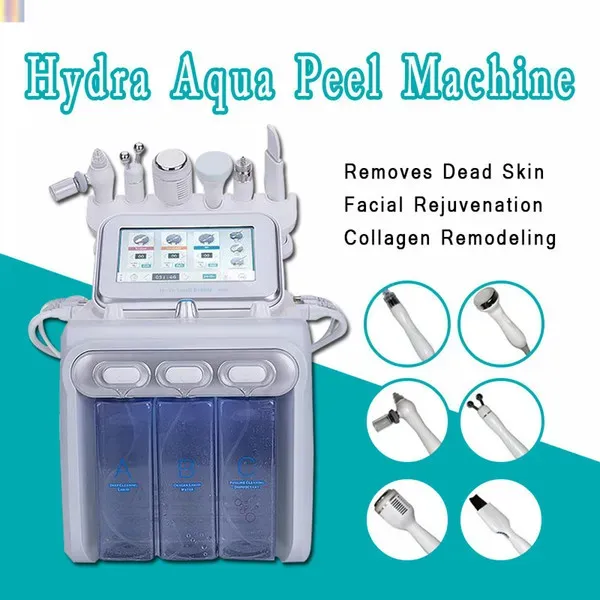 Hydrogen Oxygen Dermabrasion Facial Skin Peel Scrubber 6 In 1 Deep