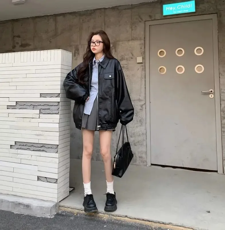 GOA LEATHER JACKET Y2K　レディースFree　ゴートレザー G.O.A. Leather Jacket with Detachable Hood and | Depop