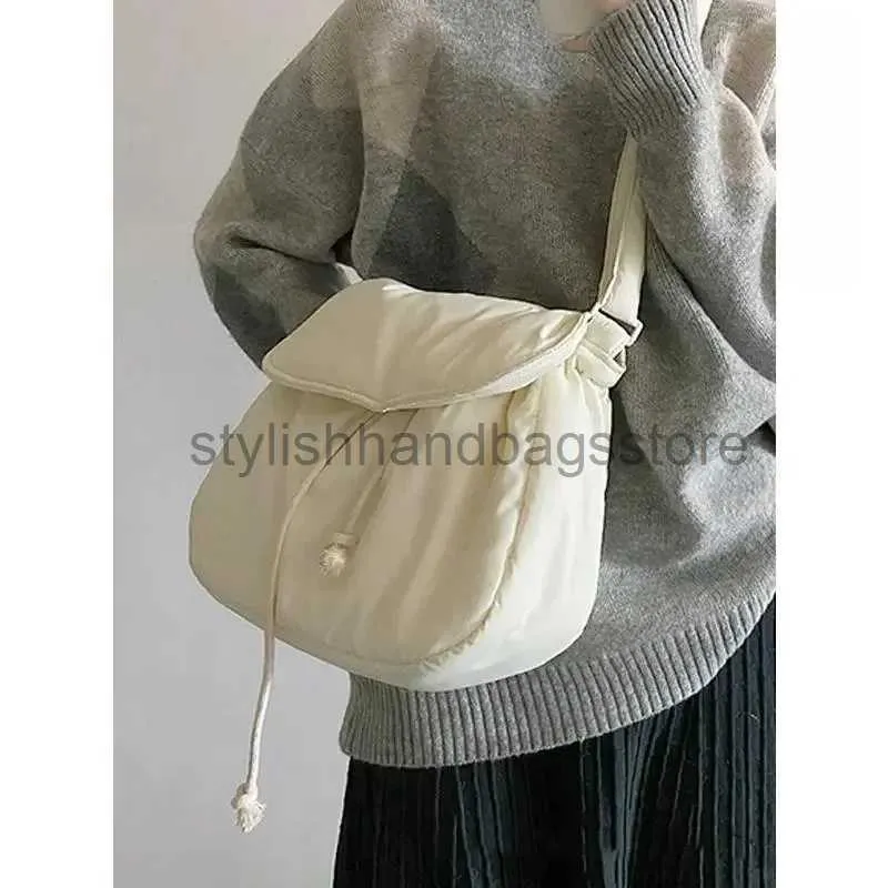 Cross Body White Shoulder Bag Casual Vintage Handväskor Crossbody Tote BagsStylishhandbagsstore