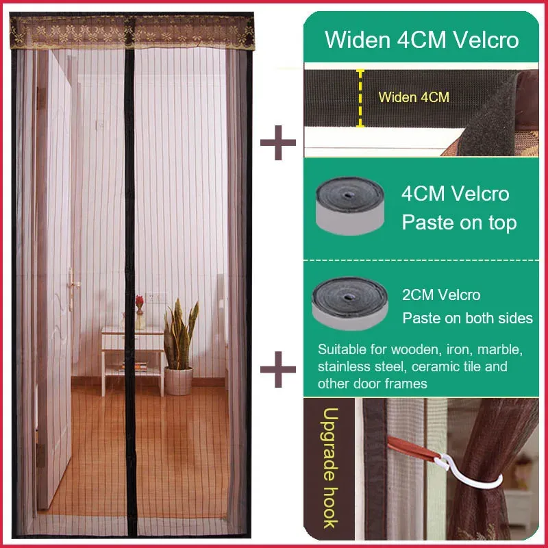 Sheer Curtains Stick On Magnetic Door Screen Mesh Anti Mosquito Screens Curtain Domestic Partition Entry With Magnet 231019 From Tuo10 28 49 Dhgate Com
