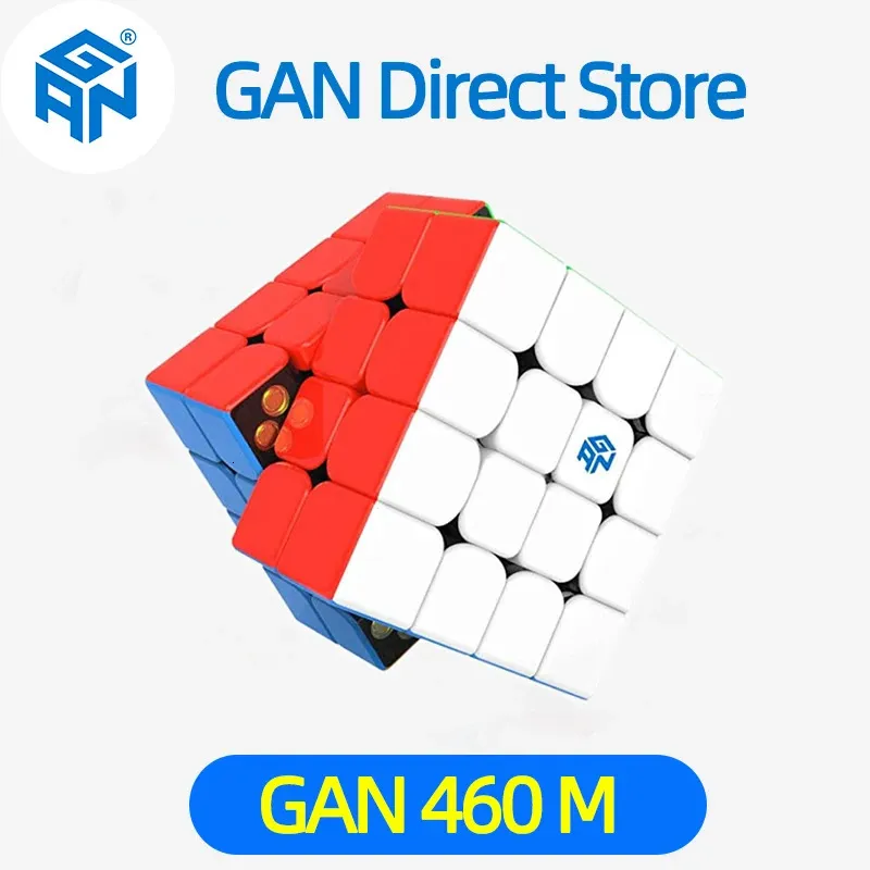 Magic Cubes Gan 460m 4x4x4 Magnetic Speed ​​Cube Gan460m 4x4 Speed ​​Cube Gan460 M ألعاب Magic Cube Professional للأطفال 231019