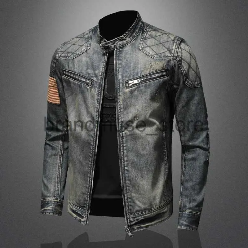 New Personality Stand Collar Men's Motorcycle Leather New Personality Stand Collar Men's Motorcycle Leather