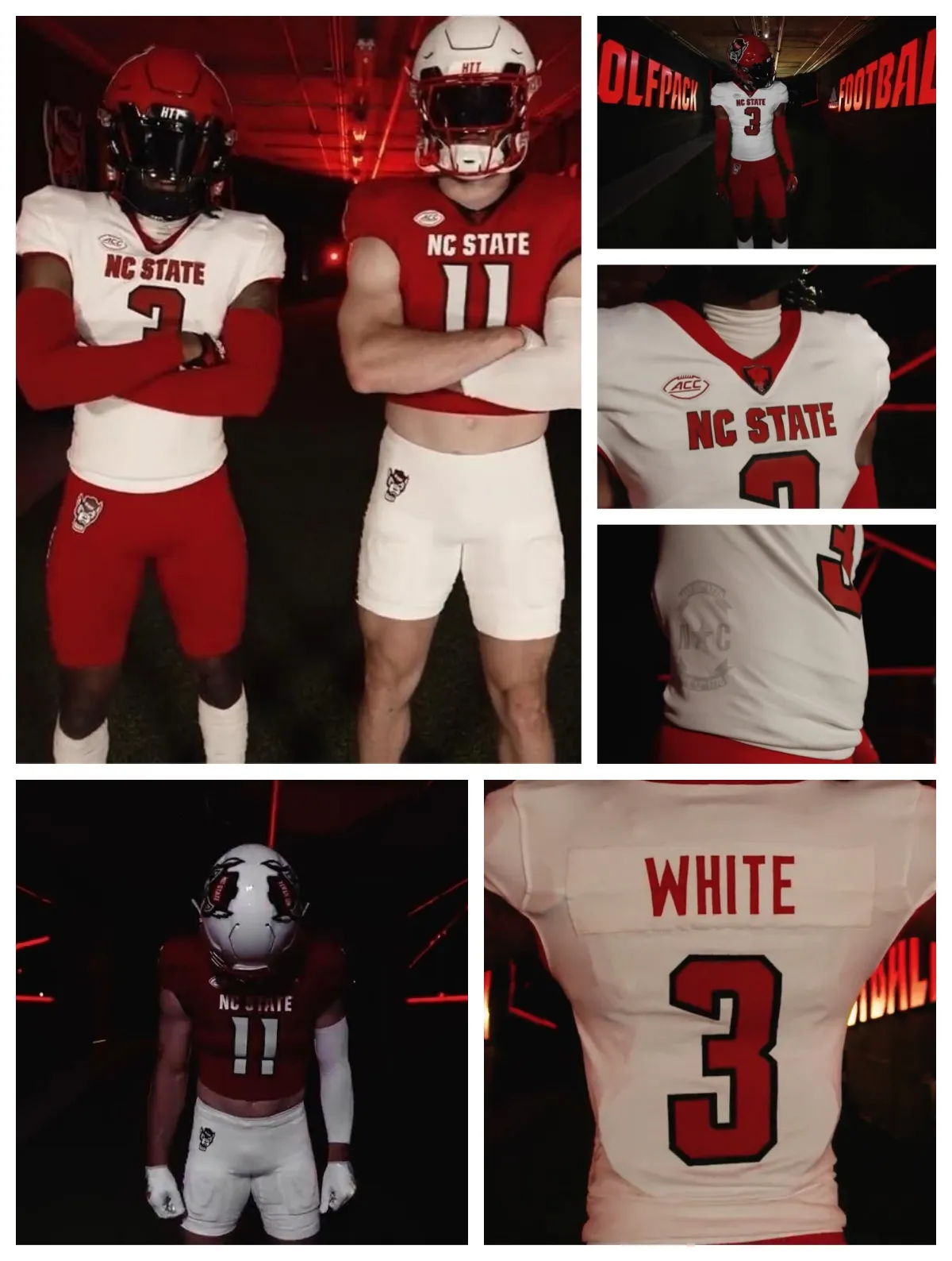 2023 NC State Wolfpack Maglia da calcio Russell Wilson Adrian Wilson Chandler Zavala Emeka Emezie Zonovan Knight Jacoby Brissett NC State Maglie cucite da uomo