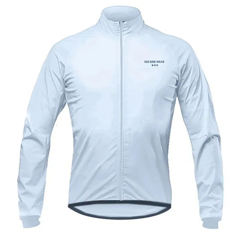 Vestes de cyclisme hommes coupe-vent imperméable léger cyclisme à manches longues veste chemise vtt porter vélo uniforme vélo maillots vêtements 231018