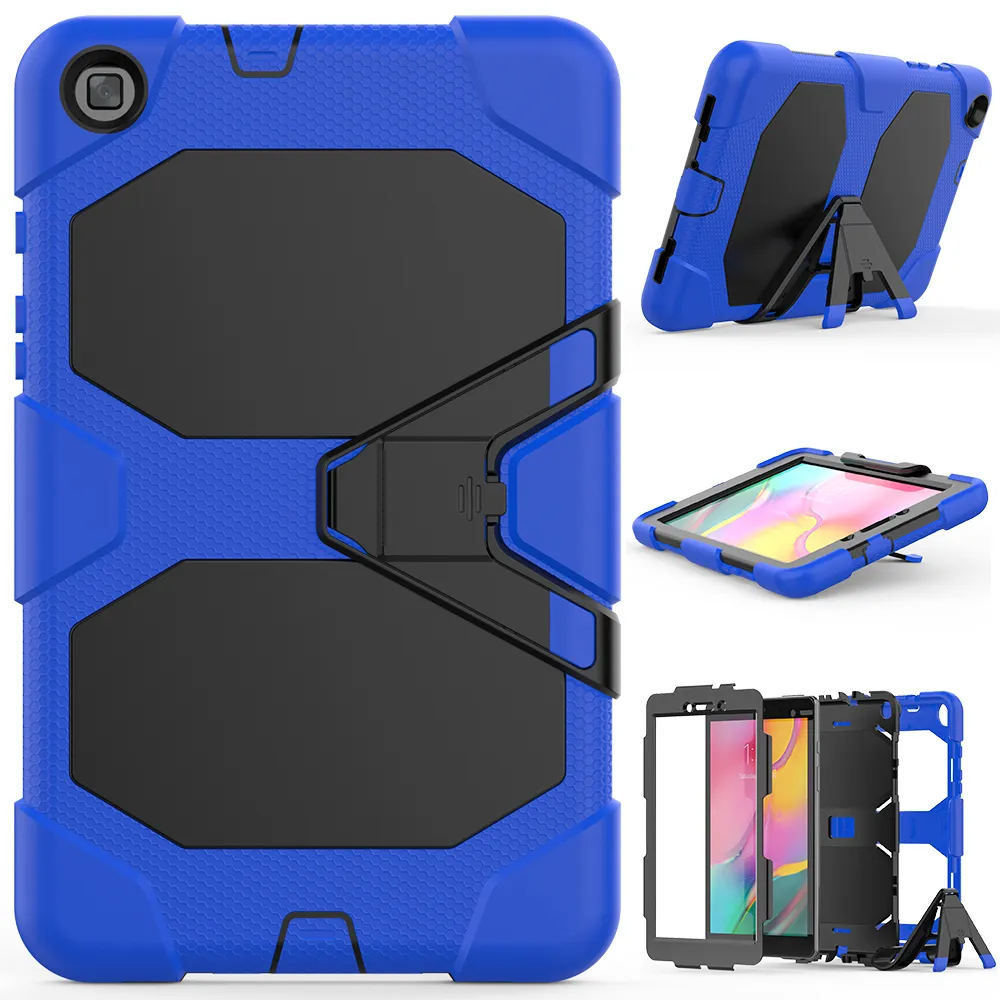 For Ipad 11 Pro 9.7 mini 5 air SAMSUNG tab S6 Lite P610 A9 Military Extreme Heavy Duty Shockproof CASE