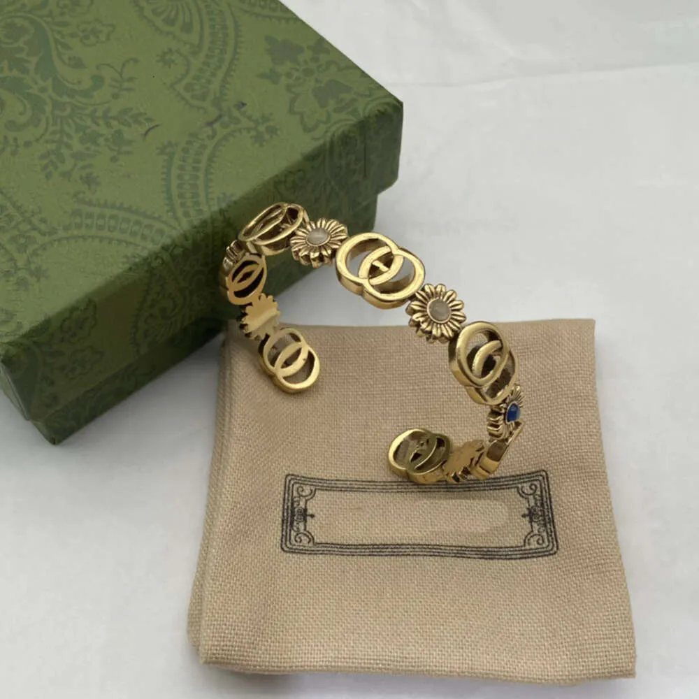 19 браслет женский серебряный браслет дизайнерские открытые ювелирные изделия золотой цветок мужские роскошные браслеты с тигром вечерние свадебный подарок мода