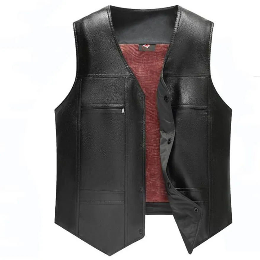 남성 가짜 가죽 조끼 웨딩 의류 pu 코트 남성 vest259K