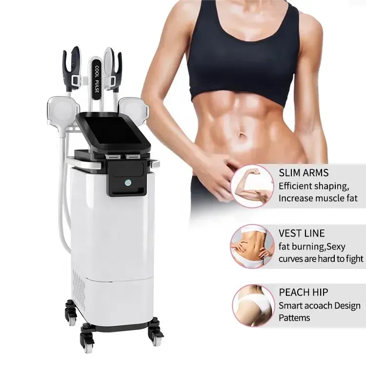 Slim Neo RF 13 Tesla EMSLIM com 4 alças Rf Muscle Ems Body Sculpting Slimming Machine para academia