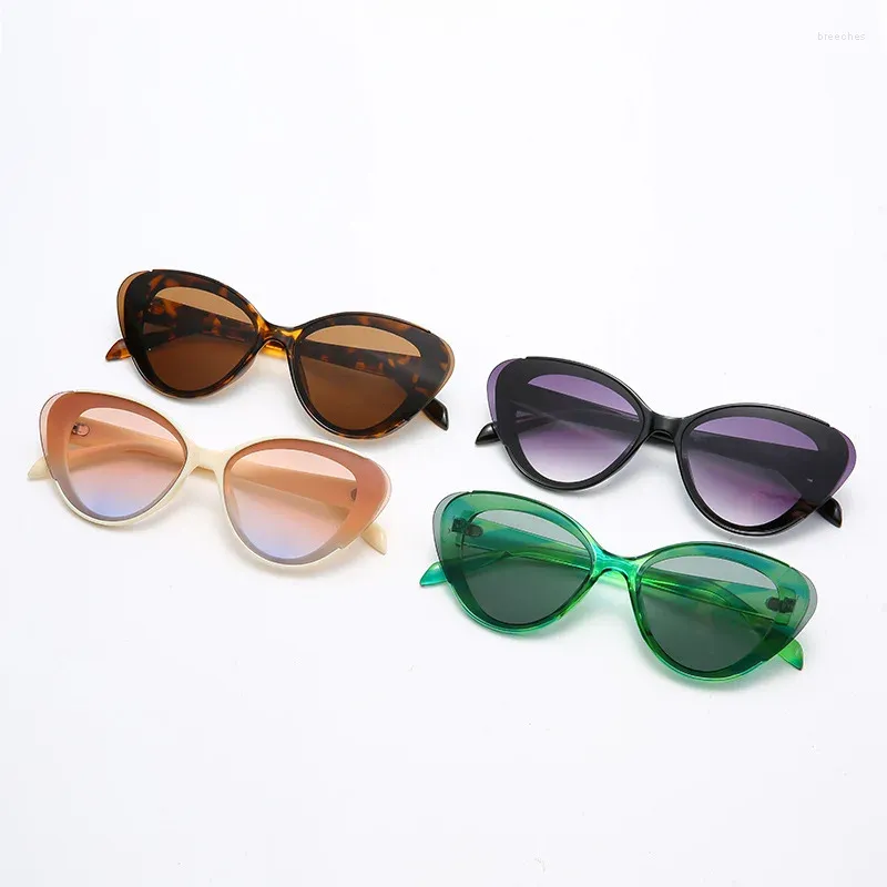 Sunglasses Fashion Women's Cat Eyes Street Pos In Europe And America Round Face Glasses