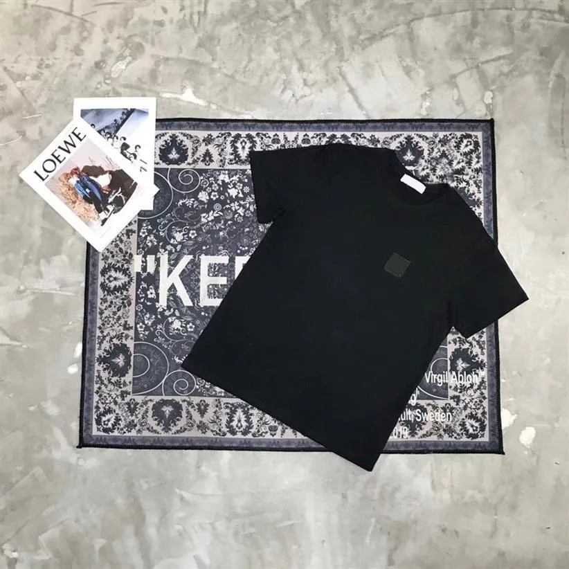 2022 T koszule Mężczyzn Krótkie koszulki Nowa marka moda europejska amerykańska high street Casual Tshirt Contrast Kolor 280G Gram Waga P210B