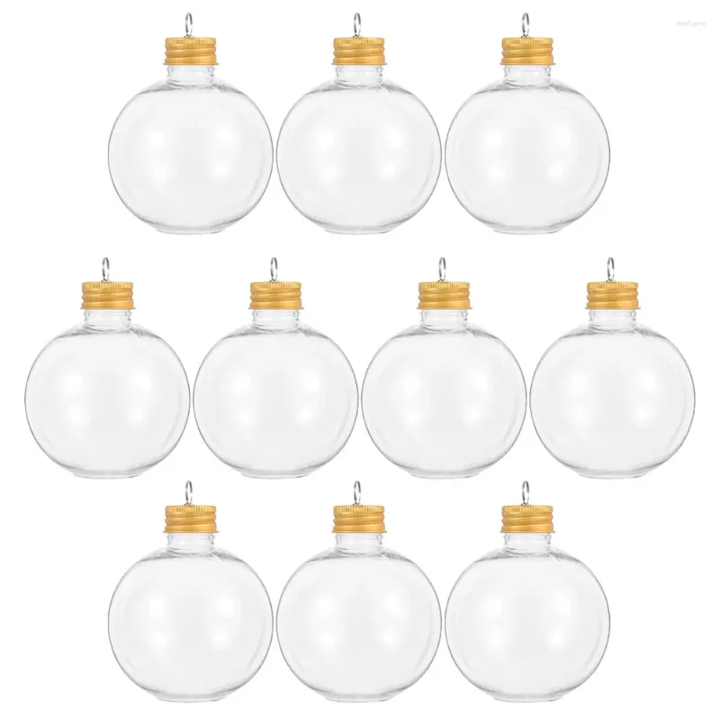 Vazen 10 pc's kerstfles fles plastic flessen deksels decoraties buiten sap handig water multifunctionele melkkappen