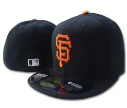 2020 Classic SF Giants On Field Flat Visor Fitted Hats Orange Color SF Letter Embroidered Baseball Full Closed Caps In Size 7Size2418303