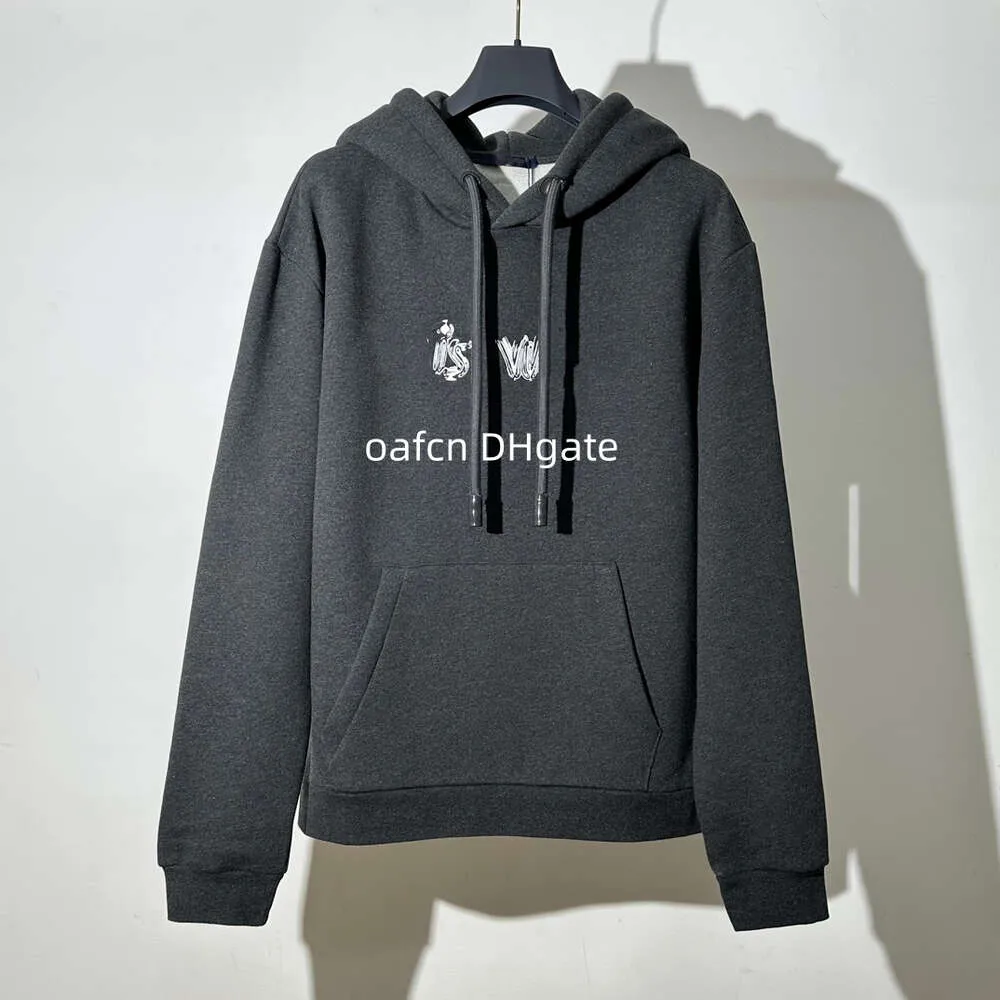 24SS Designer Sweat à capuche pour homme et femme - Grand sweat à capuche dégradé - Pull tricoté en coton - Série Goldmine - Pull à capuche dessiné à la main