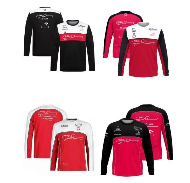 Maglietta per le corse F1 Spring e Autumn Team Long Sleeved Jersey Sago Style Personalizzazione