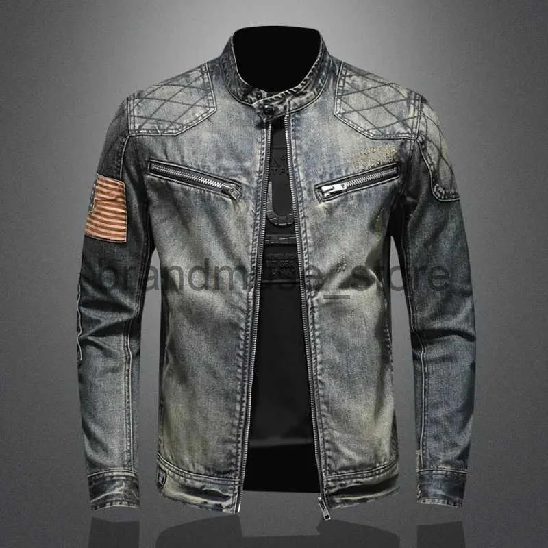 New Personality Stand Collar Men's Motorcycle Leather New Personality Stand Collar Men's Motorcycle Leather