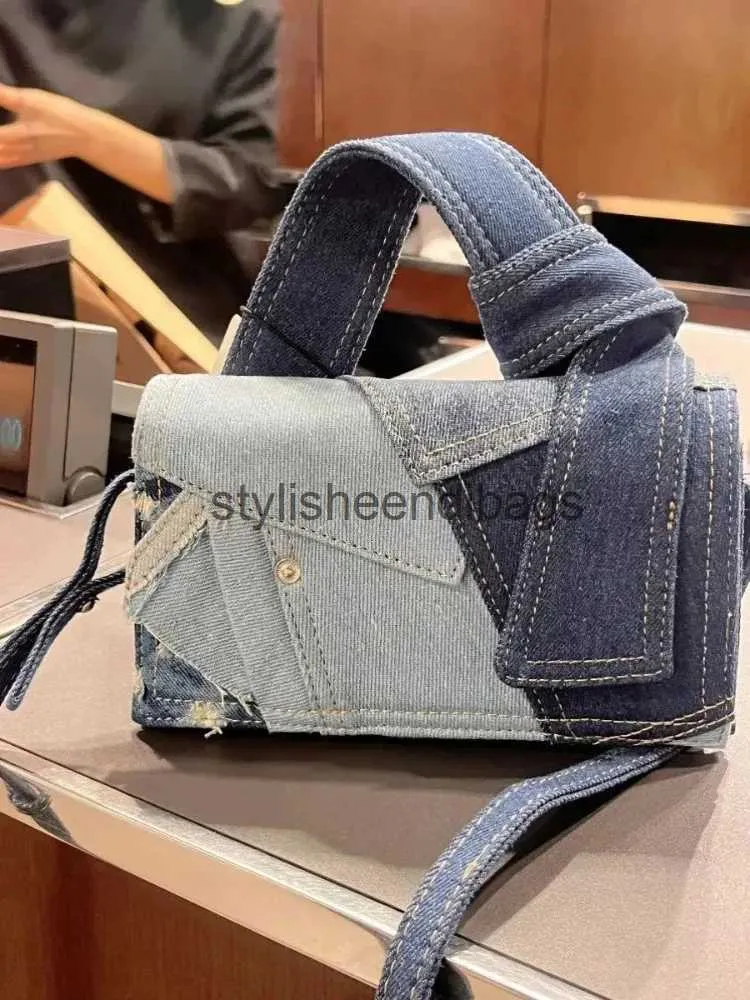 Cross Body Denim Bag Gothic Wallet Shoulder Handbags Mini Tote Bagsstylisheendibags