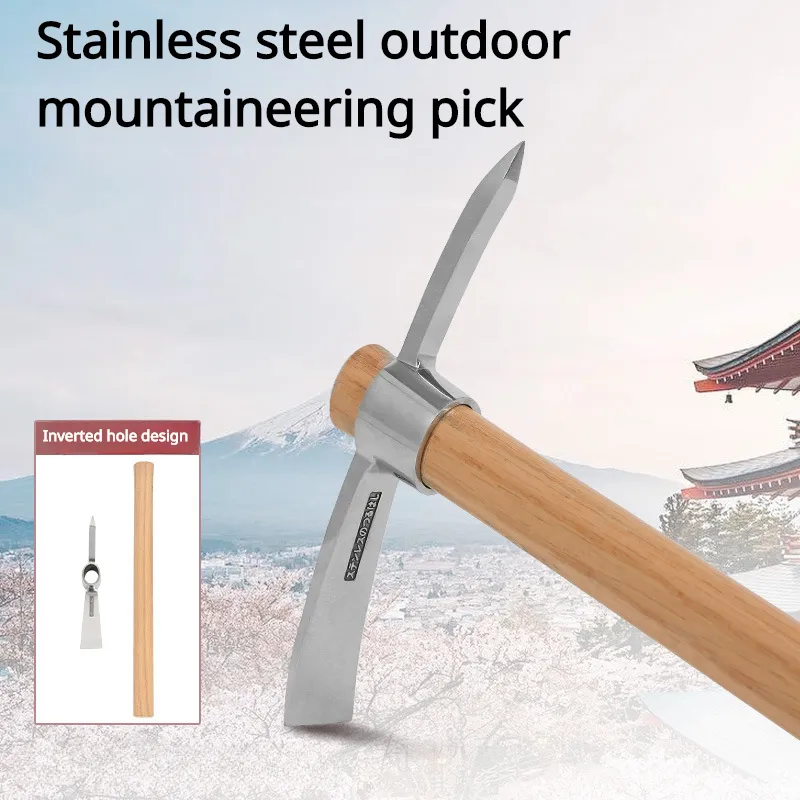 Stainless Steel Outdoor Picks, Pickaxes, Small Hoes, Geological