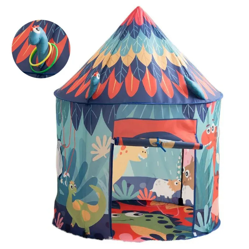 Toy Tents Kids Dinosaur Indoor Tent Toys Baby Enfant Portable Foldable Baby Play House Dino Tent Toys Children Gift House Play Ball 231019