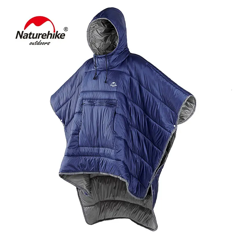 Sleeping Bags Arrive Outdoor Wearable Cloak Sleeping Bag Winter Plus Quilt Lazy Sleeping Bag 231018