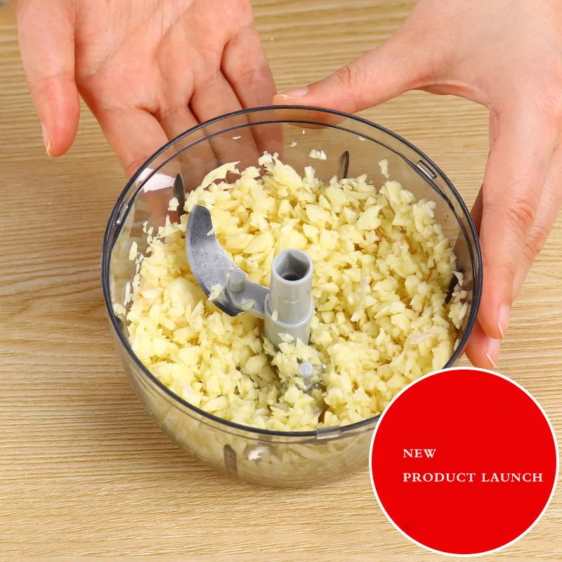 Large Garlic Chopper Kitchen Manual Meat Grinder Vegetable Cutter