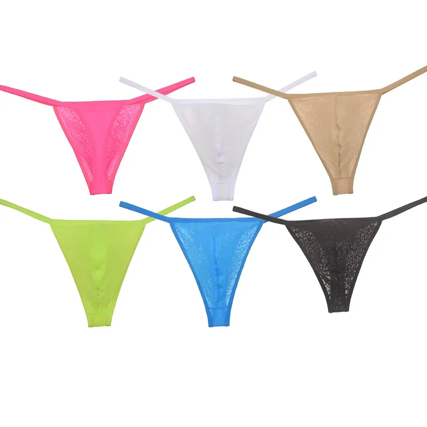 DHgate.com:Mens Sexy Jacquard Mini Briefs Micro G-String Bikini T-Back ...