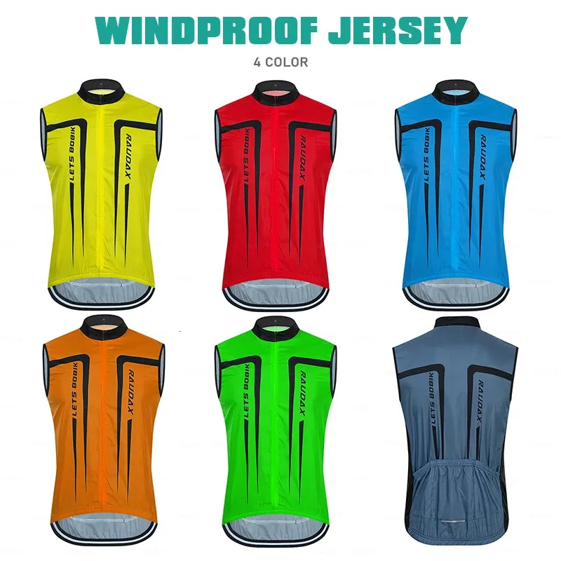 Fietsjacks Winddicht Fietsjacks Unisex Fietsjassen Fietskleding Fiets Maillot Sport Mouwloos vest Ultradun wielrenshirt 231018