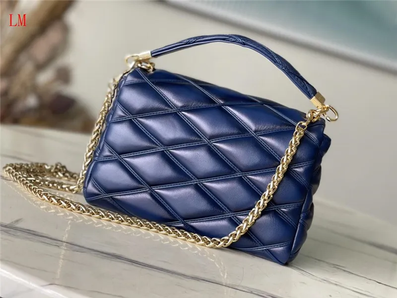 Designer Luxury GO 14PM Martage Quilted M22890 MINI Chain Lambskin Leather Handbag Guarantee Shoulder Bag 7A Best Quality