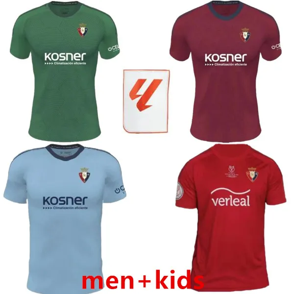 23/24 OSASUNA Copa del Rey camisetas de fútbol local GARCiA CHIMY CAMISETA EQUIPACIÓN ADULTO 2023 2024 CHIMY AVILA TORRES MONCAYOLA MANU SÁNCHEZ kit para niños