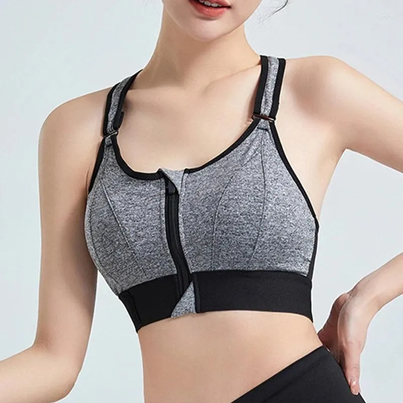 Womens High Strength Yoga Sports Vest With Adjustable Straps And Shockproof  Gray Fabric For Gym, Fitness, And Athletic Activities From Baiqiliu, $12.19