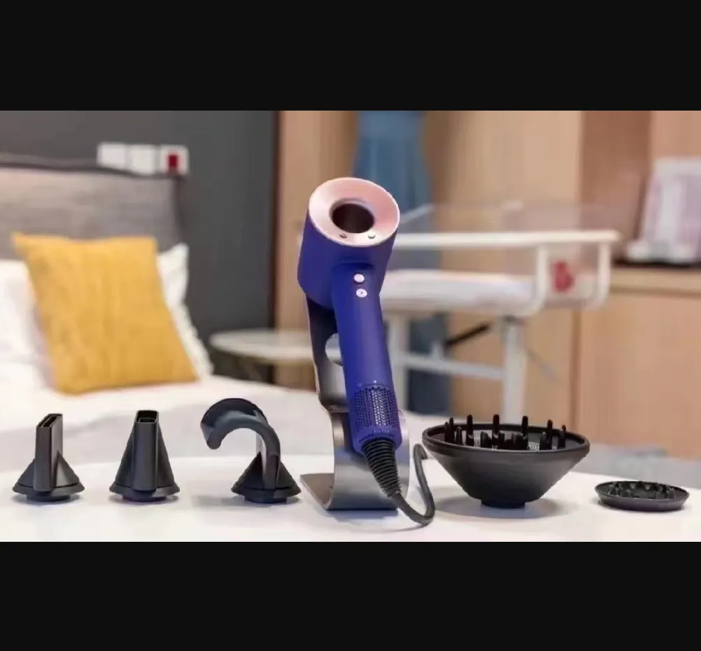 5 In 1 Leafless Handleless Blow Dryer With Silent Frizz Reduction