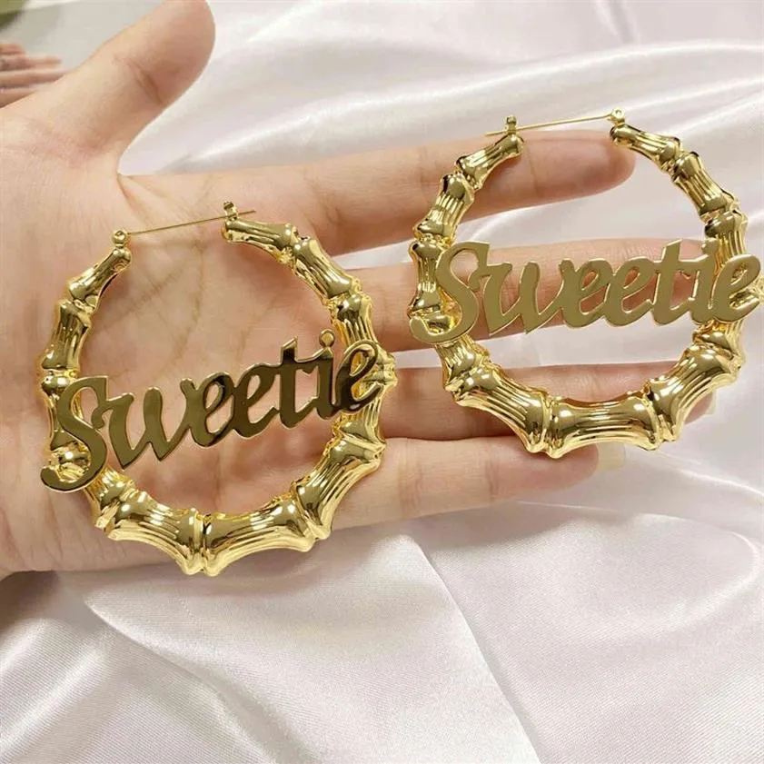Custom bamboo deals earrings wholesale